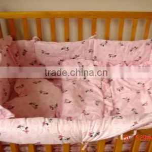 Babies Girl Pink Crib Bedding Set thumbnail-1