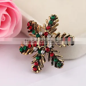Zm53215a Christmas Snow Brooch Fashion Christmas Decorate Jewelry Snow Crystal Accessory thumbnail-1