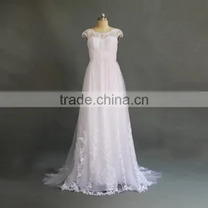 Customized New Design Backless Sexy Wedding Dress thumbnail-1