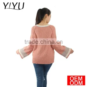 New Design Style Pagoda Sleeve School Unifrom Sweater thumbnail-3