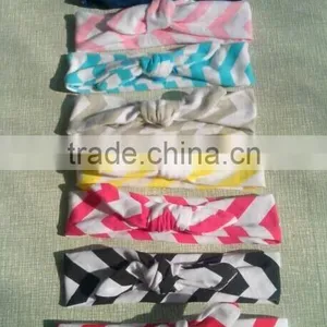 Chevron Baby Girls Cotton Headband thumbnail-1