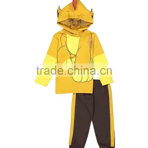 2017 Baby Wholesale Children's Toddler Boy Clothing Hoodies + Pants Custom Kids Clothes Set thumbnail-3