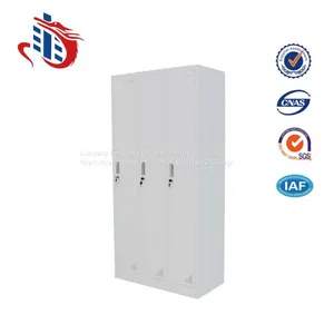 Factory Supply Wholesale 3 Door Metal Gym Storage Clothes Locker thumbnail-2
