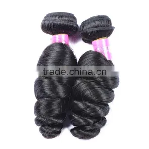 Brazilian Virgin Hair 7A Loose Wave Brazilian Hair Weave Bundles Rosa Queens Curly Weave Human Hair thumbnail-6