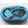 Blue / Red / Yellow TPE Apple Charger Cord , USB Charge Cable for Iphone 4 / 4S thumbnail-1