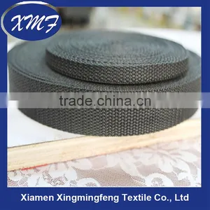 Custom 10mm Wide Black Color Flat Shape Polypropylene pp Webbing for High Quality thumbnail-2