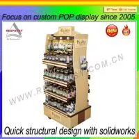 Custom Wooden Wine Display Rack thumbnail-3