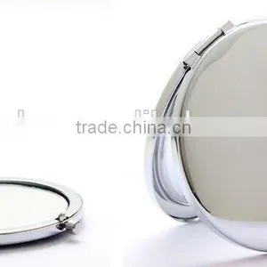 Noble Silver Hollow COMPACT MAKE UP/Handbag MIRRORS, Retro Compact/Travel/Pocket ILLUMINATED Beauty Make Up Mirrors New thumbnail-4