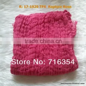 Newborn Cheese Cloth Baby 100%Cotton Dyed Woven Techinics Cheesecloth Wrap Various Color thumbnail-1
