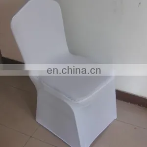 Spandex/lycra Chair Cover in White Color for Plastic Chairs thumbnail-4