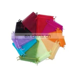 Organza Gift Bags Organza Pouch / Organza Gift Bags Custom Organza Drawstring Bag Organza Bag Organza Shoe Bag thumbnail-3