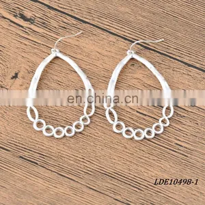 Lady Fashion Earring Hammered Gold Earring Minimalist Earings thumbnail-4