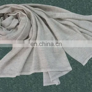 Herringbone Pashmina Wool Shawls 2ply , Scarves thumbnail-1