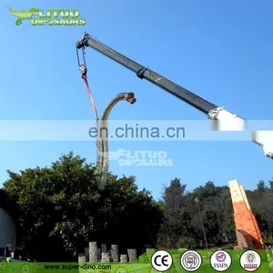 Long Neck Moving Animatronic Dinosaur Robot For Exhibition thumbnail-5