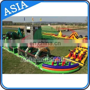 Crazy Team Work Sport Games Giant Inflatable Obstacle Course Inflatable Obstacle Run Race For Adult thumbnail-1