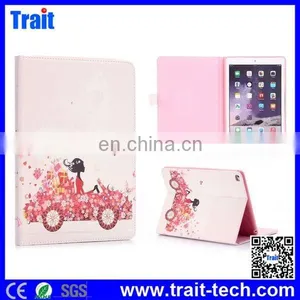 China New Design Popular Wallet Style Diamond Studded Magnetic Buckle Stand for Ipad Air 2 Leather Case Wholesale thumbnail-2