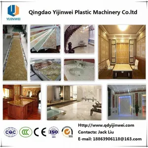 Plastic UV Coated PVC Imitate Artificial Marble Board/Sheet Making Machine thumbnail-3