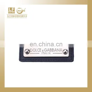 Jeans Leather Patch With Metal thumbnail-1