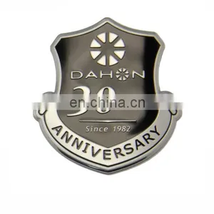 Custom Aluminum Embossed 3D Metal Wine Logo Adhesive Bottle Label Sticker Wine Lapel thumbnail-4