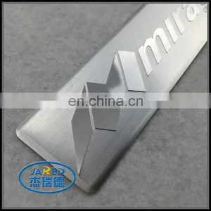 Competitive Price Silver Custom Brushed Badge Aluminum Label thumbnail-4