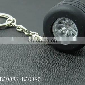 Tyre Shape Zinc Alloy Keychian With Customized Logo thumbnail-3