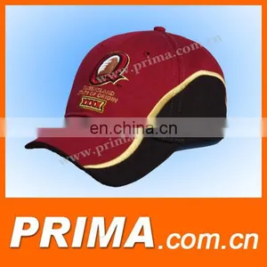 Custom 100%cotton Black and Red Sports Baseball Caps and Hats thumbnail-1