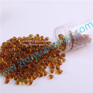 Shandong Zhuyuan Export Recycle Glass Bead Intermix 1-3mm3-6mm6-9mm Amber Aggregates Glass Bead thumbnail-2