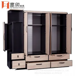 Full Aluminum Bedroom Furniture Combined Wardrobe thumbnail-3