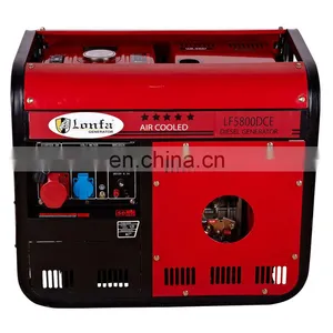 KAMA TYPE 5000 Watt 8500W Portable Dual Voltage Three Phase Diesel Generator for Sale thumbnail-3
