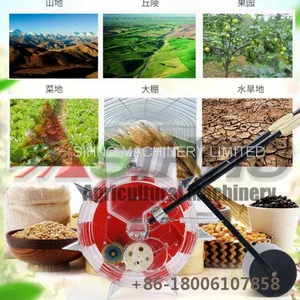 Hand Push Manual Corn/Wheat/Peanut/Vegetable Seeder/Drills Sihnomachinery@163.com thumbnail-4