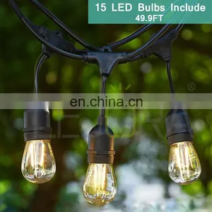 Silicone Luces Navidad Led Serial Lights Christmas Patio String thumbnail-3