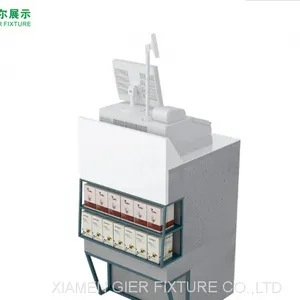 Custom High Quality Retail Convenience Store Cash Table Furniture Free Design Counter Checkouts thumbnail-2