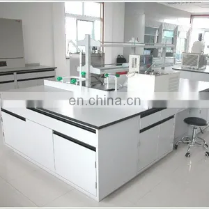 School Science Laboratory Equipment Lab Furniture Pathology Dental Lab Corner Bench thumbnail-1
