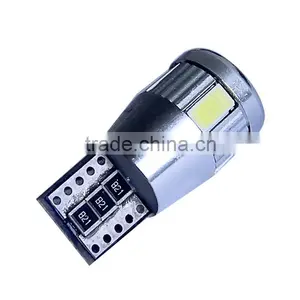 Canbus T10 194 259 6SMD Samsung 5630smd Pure White 6000K 12V 24V Interior Dome Car License Plate Indicator Light thumbnail-3