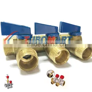 China Supply Heating Plumbing Brass Pap Pex Pipe Manifolds With Ball Valve thumbnail-6