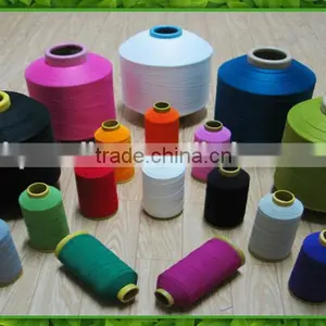 The Cheapest White Colour Recycled Cotton Spandex Covered Yarn HB268 China thumbnail-6
