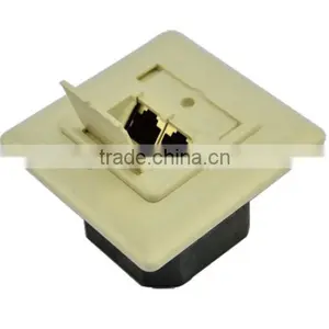 Outlet With Dual STP Cat5e Jack With Double Port thumbnail-3