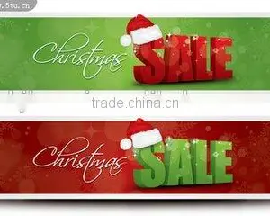 Merry Christmas Banner Flag for Outdoor Decoration thumbnail-1