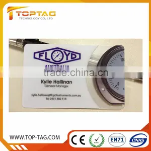 Standard Transparent Card With Embosing Number / Picture / Logo thumbnail-3
