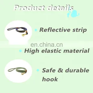 High Elastic Leash for Dog Walking With Reflective Strip Comfortable Dog Leash 2021 New Design thumbnail-5