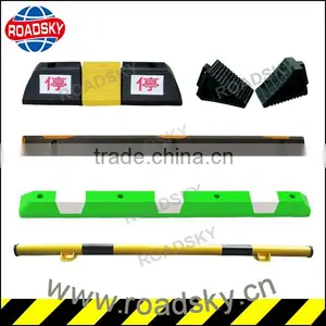 Rubber Car Wheel Stopper For Traffic Safety thumbnail-1