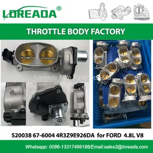 LOREADA Fuel Injection Throttle Body 4R3Z9E926DA, 7R3Z9E926AA, 9R3Z9E926A, 9R3Z9E926B 67-6004, AA1676004, S20038, TB-D20012, TB1023 for Ford Mustang 4.8L V8 thumbnail-1