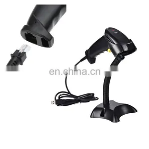 2019 Best Price Wired Portable Handheld USB Bar Code Reader Cheap 1d Laser Barcode Scanner thumbnail-1