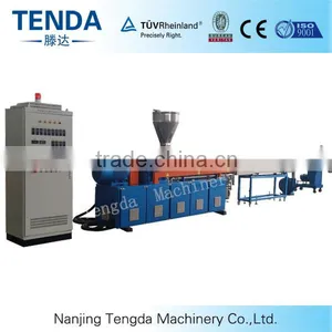 TSH-40 TENDA 65KW Masteratch Granulating Plastic Twin Screw Extruder thumbnail-2