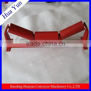 45 Degree Steel Idler Bracket Carrying Trough Type Roller Support Made In China thumbnail-1