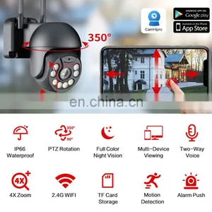 2MP Security IP Camera Wireless WIFI 4X Zoom Outdoor Indoor PTZ 1080P HD CCTV Dome Surveillance Cam Motion Tracking CamHipro thumbnail-3