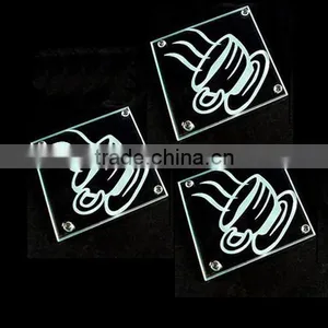 Supplying All Kinds of Personalized Glass Coaster Bar Coaster Glass Bar Coasters thumbnail-1