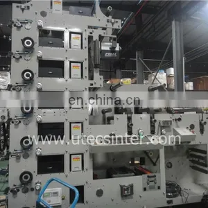 UTR320-5 5 Five Color Automatic LED UV Oven Autoadhesive Sticker Flexo Printing Machine, Self Adhesive Bear Wine Label Printer thumbnail-5