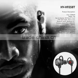 Sports Magnetic Bluetooth Headphone Wireless Headset CSR8645 thumbnail-4