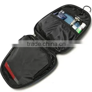 Custom Blue Polyester Hanging Travel Toiletry Bag, Travel Cosmetic Bag for Men,mens Blue Travel Wash Bag thumbnail-3